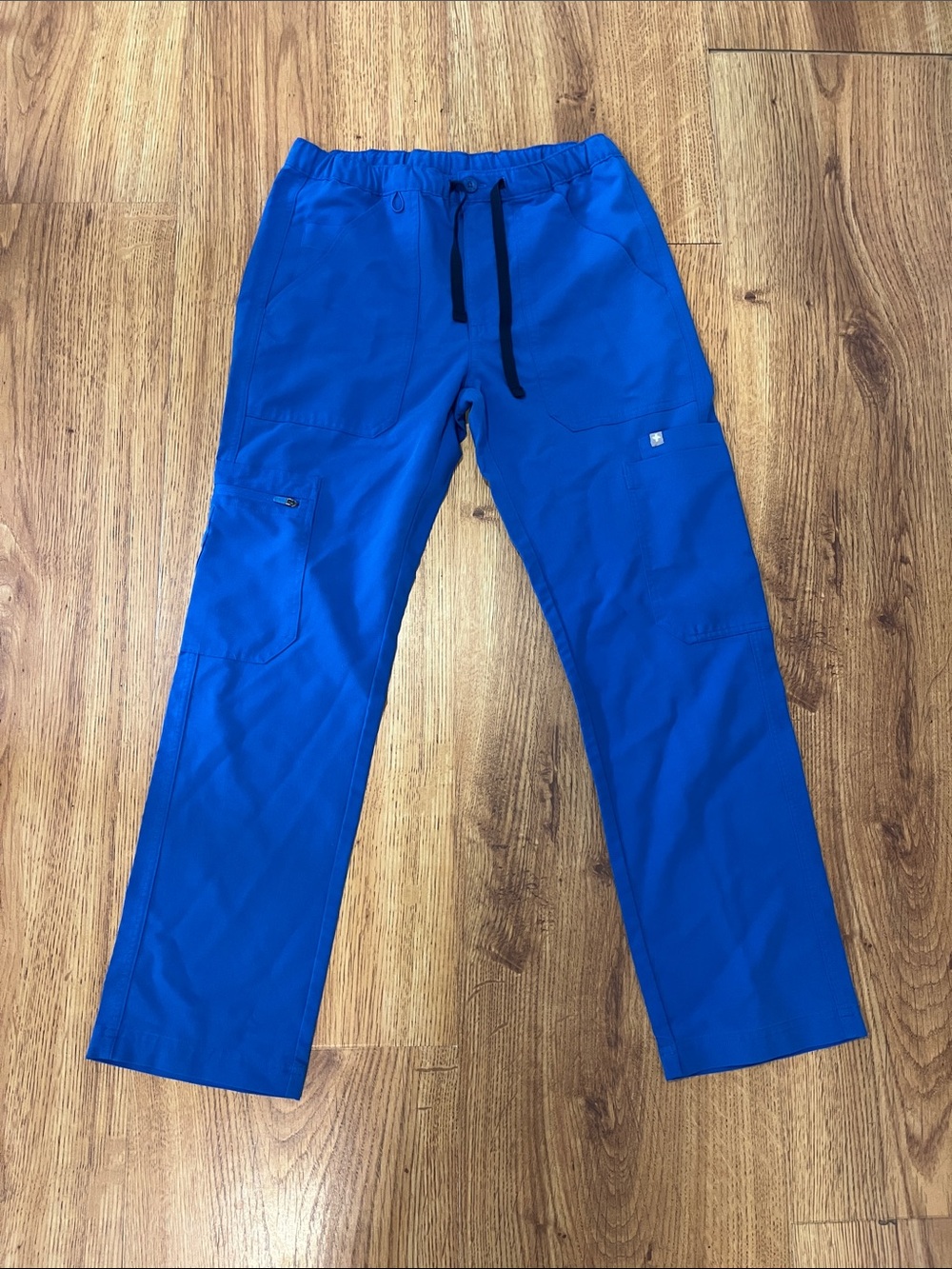 FIGS Technical Collection Royal Blue Straight Leg Scrub Pants Size XS/S